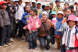 Mary Stebbins in Tibet