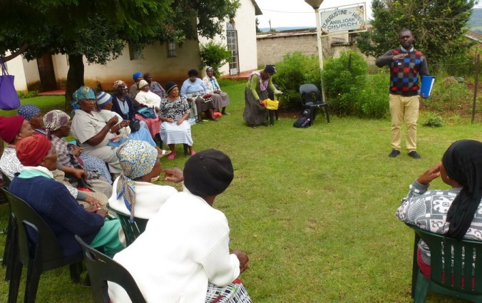 Jonathan Malele is a vital go-between as translator and motivator