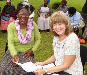 Paulina and Susan share a moment 